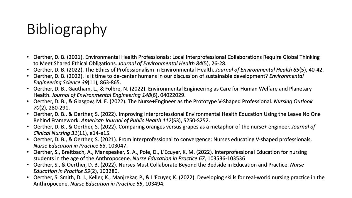 DanielOerther's tweet photo. 1/ "The #Nurse+#Engineer: An Essential #Vshaped professional in the #Anthropocene," at @IPONSociety 2023 in Sydney, Australia (and hybrid) with co-author, @sarahoerther. YouTube at: https://t.co/9baIaVUoYZ. Abstract in thread. Please contact us with any questions or comments. https://t.co/zHlzEu3bXG