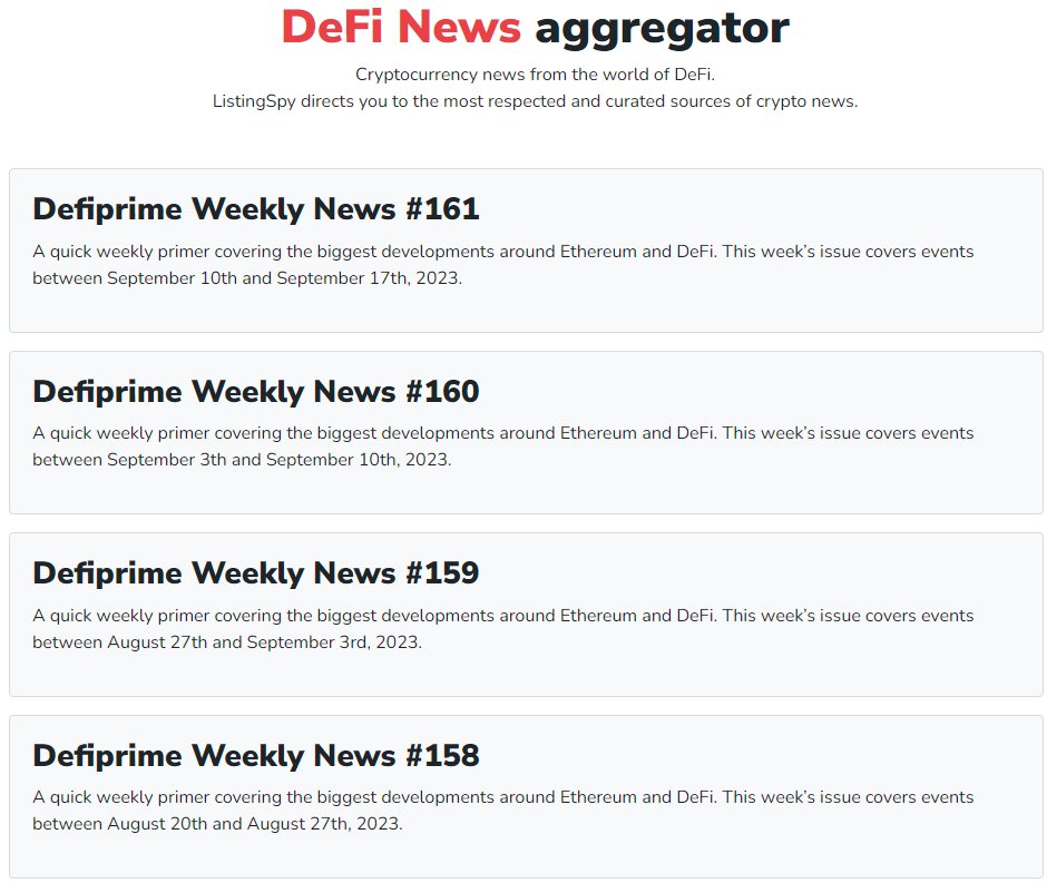 🦁| 7 News🗞️

You also have a DeFi news aggregator.
You get to read weekly news👌

Perfect all-in-one...