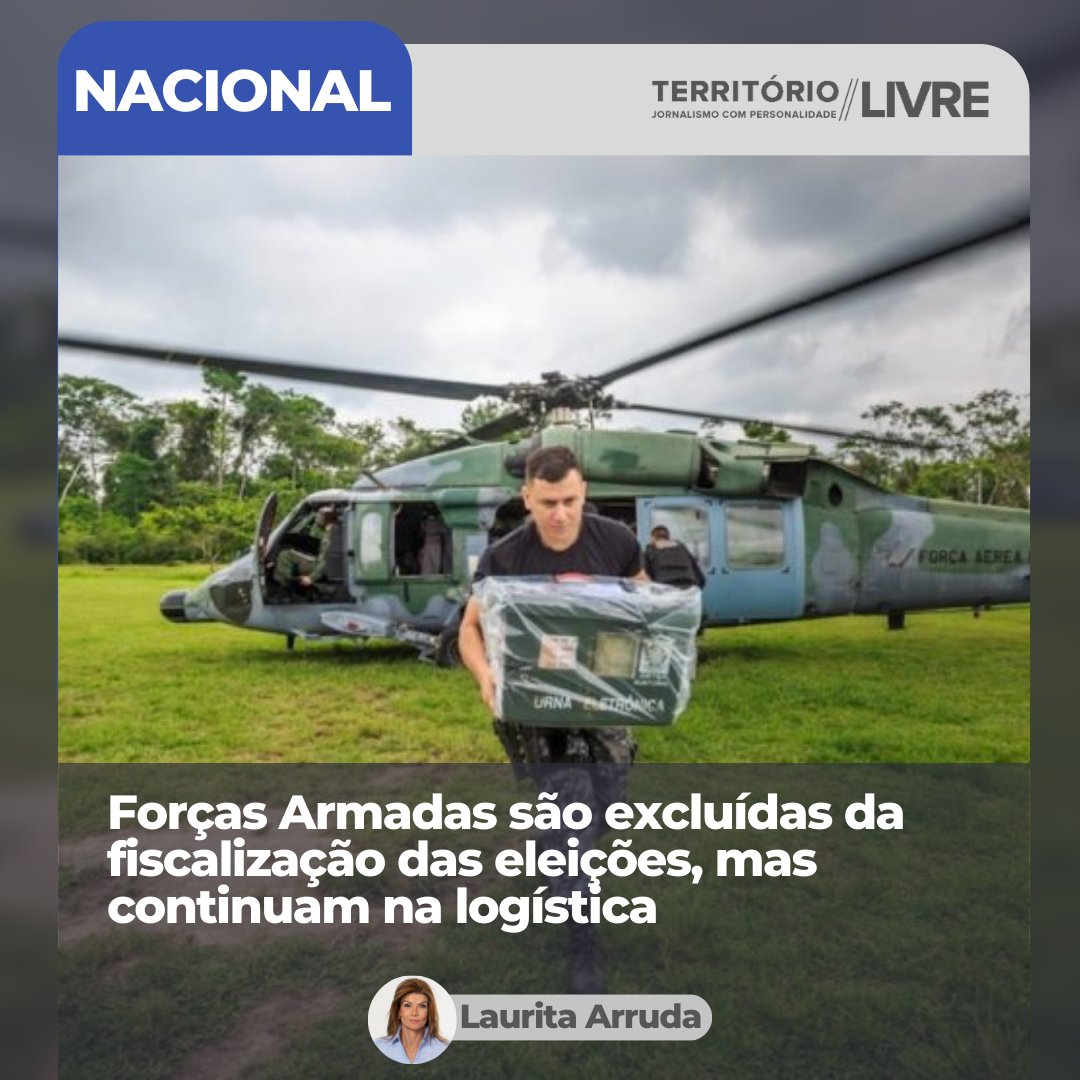 JornalismoTl's tweet photo. Não vai ter raposa cuidando do galinheiro. É mais ou menos esse o recado que o Tribunal Superior Eleitoral quis passar ao Brasil, excluindo,as Forças Armadas do grupo de entidades fiscalizadoras das próximas eleições. https://t.co/w7H9GGkqRq