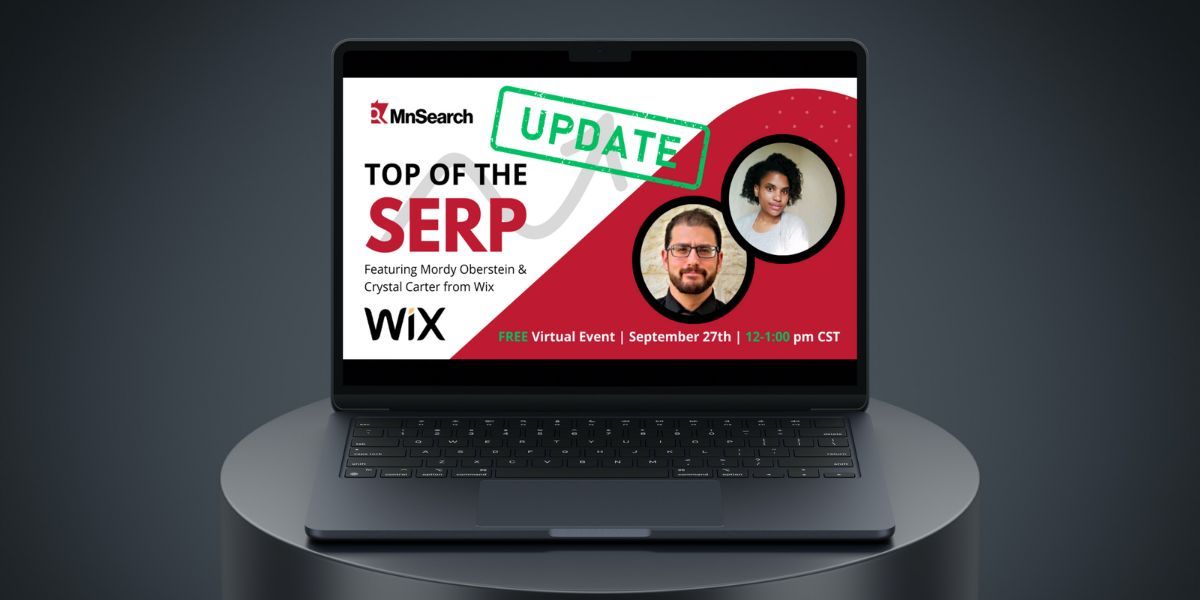 🕛 12 PM CST TODAY!

Real-time analysis of websites that have mastered the art of ranking on Google + the strategies behind their success! 

Last chance to register for FREE at bit.ly/3Rh688d #MnSearch