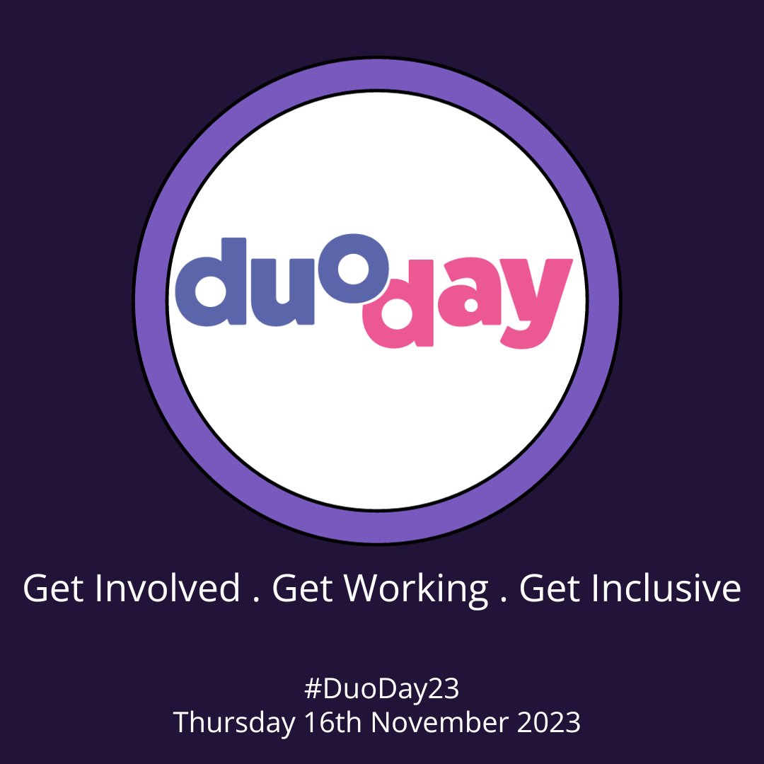 #DuoDay23 Are you taking part?
A day to highlight the positive contributions disabled people make at work. We're asking employers to host #JobShadowing &amp; #WorkTasters for individuals working with #SupportedEmployment services. 

Interested? #GetInvolved ow.ly/1RuV50PQ9Og