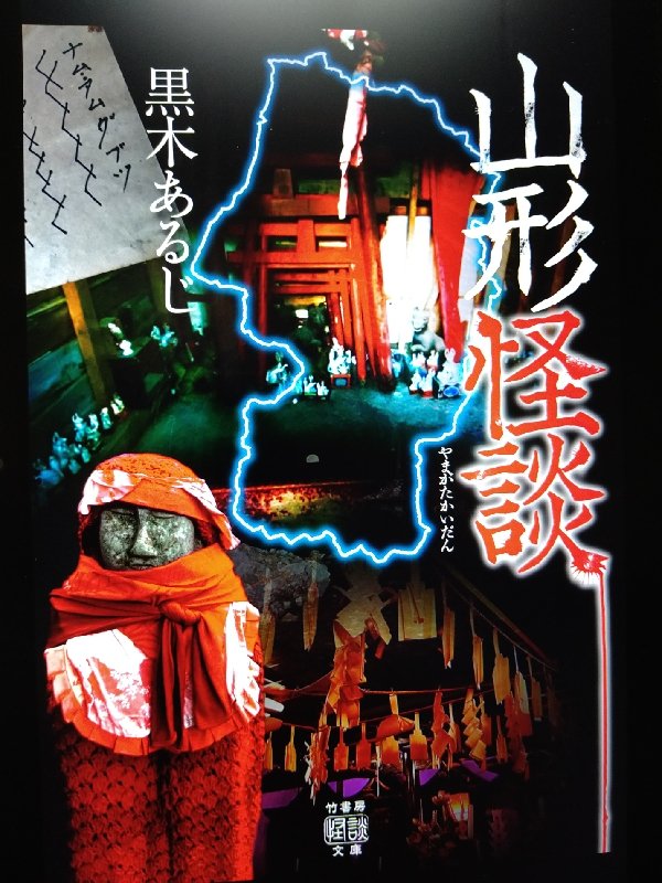 ふるさとの怪談を読んでるなう(^o^)。
今も生きる奇怪な言い伝え系の話が多いのだけど、やはり育った土地だけに地名が生々しく、ちょっと怖いですね(^o^)。
#山形怪談