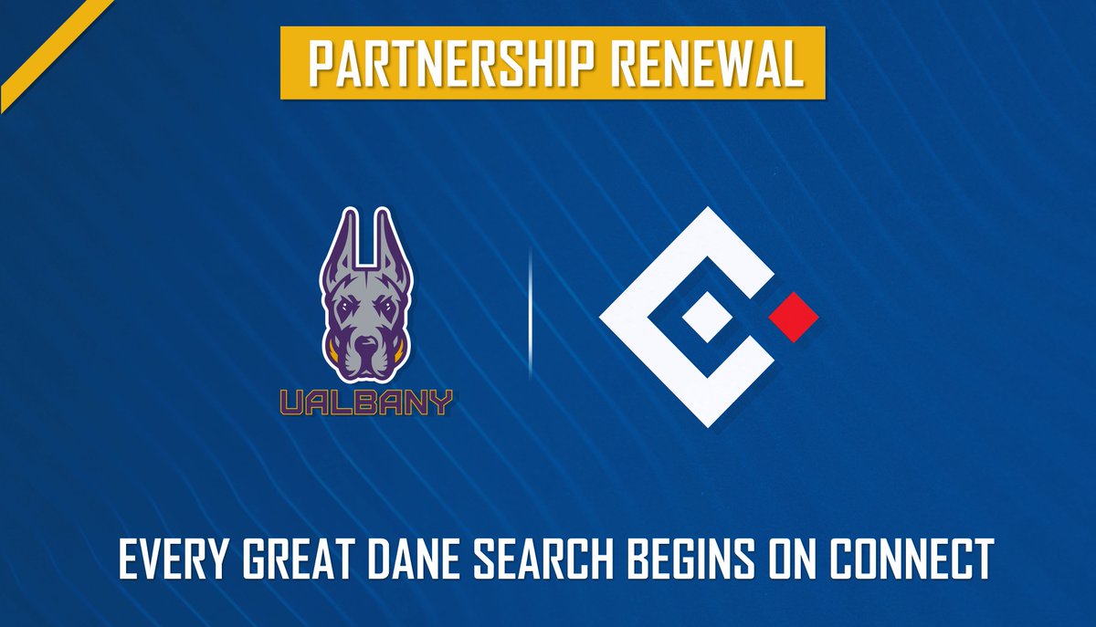 CS_Connect1's tweet photo. Exciting news! We're thrilled to continue our partnership with Albany Athletics. Here's to another year of helping the Great Danes identify and recruit the best administrative talent in the industry. https://t.co/WEeQ19MO1A