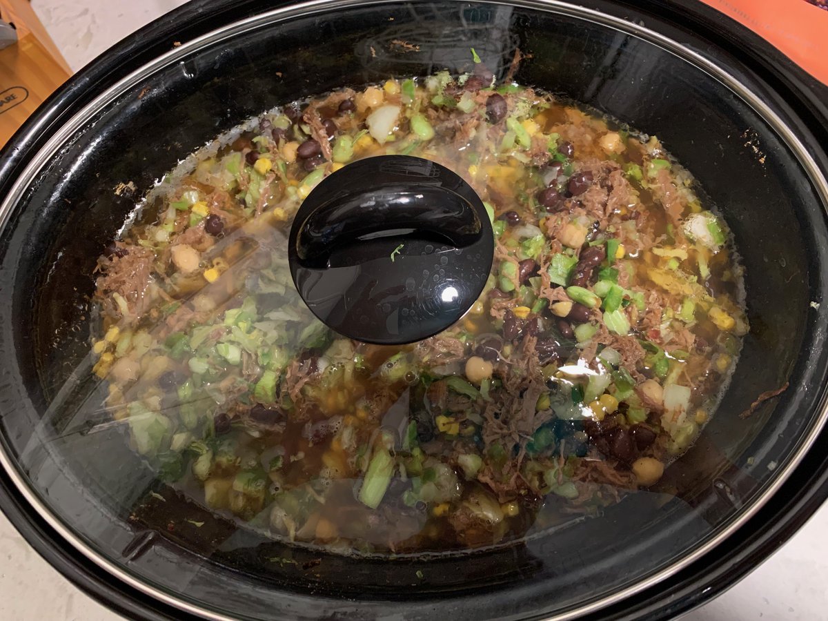 ianjmalone's tweet photo. Few things offset dreary, rainy weather like a giant pot of slow-cooked homemade soup โ in this instance, Cajun Venison Veggie. ๐จโ๐ณ๐ซ๐ถ๏ธ #PCeats https://t.co/IXCu7efbdx