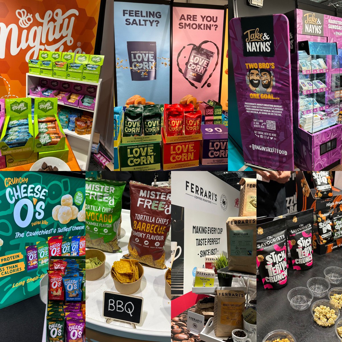 resultsfmcg's tweet photo. A great first day at #lunch23 seeing delights from @mightyfineuk @lovecorn_snacks @jakeandnayns @TheSavourists and others. Back tomorrow for more! https://t.co/BggSk8MCKh