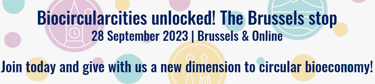 📣We are starting the countdown until Biocircularcities Unlocked!

😊Tomorrow is the day to meet with Biocircularcities partners, listen to our story and discover our results!

👉You can still register to attend online: us06web.zoom.us/meeting/regist…