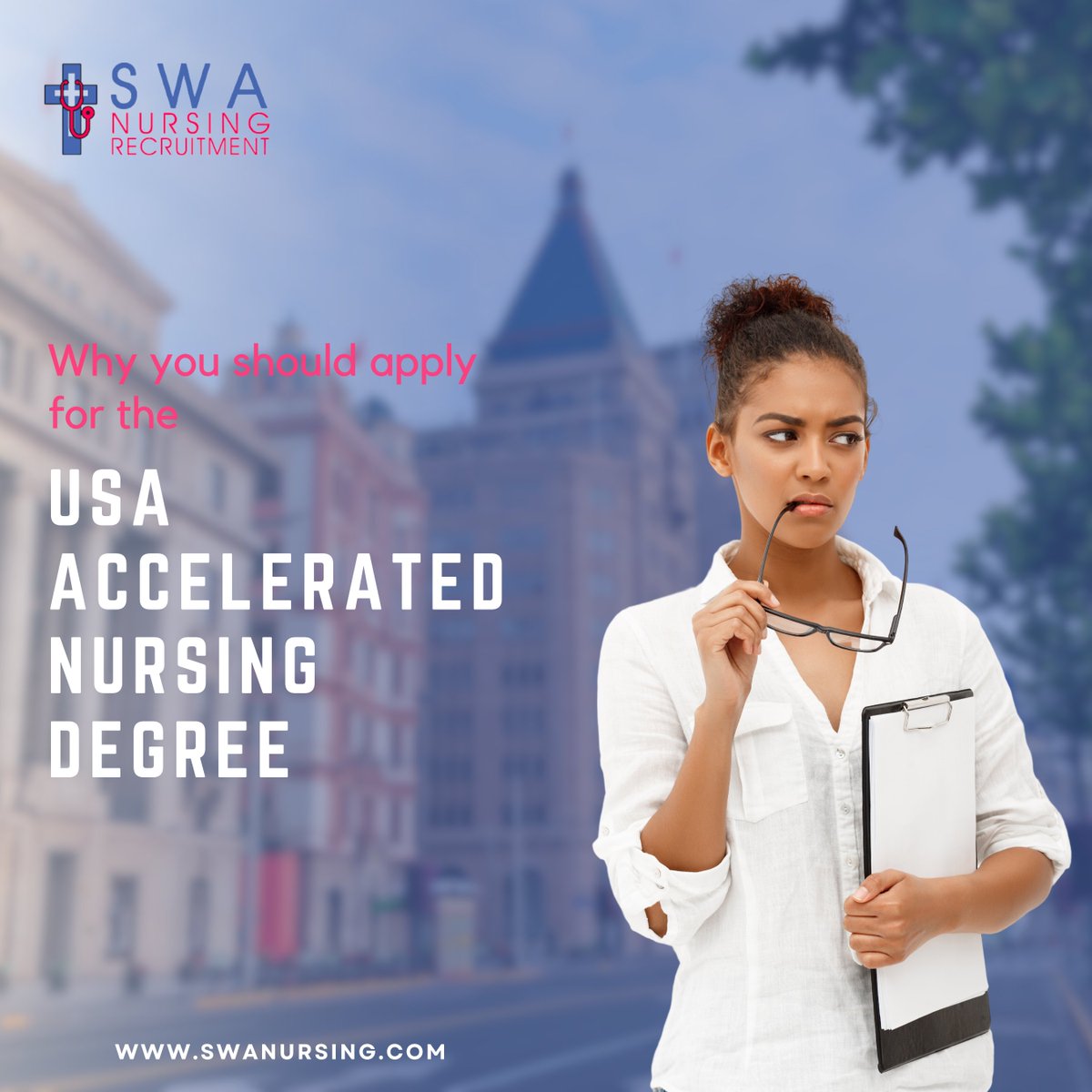 NursingSwa's tweet photo. Join us for an enlightening webinar on "USA Accelerated Nursing Degrees"!
Date: Thursday, 28th September, 2023
Time: 4:00 pm United Kingdom/Nigerian Time
3:00 pm Ghana Time
Venue: Zoom
https://t.co/1VBpAsuogP
#careerinnursing #reloaction #internationalstudents #nursingabro https://t.co/UsyPzSu5Sc
