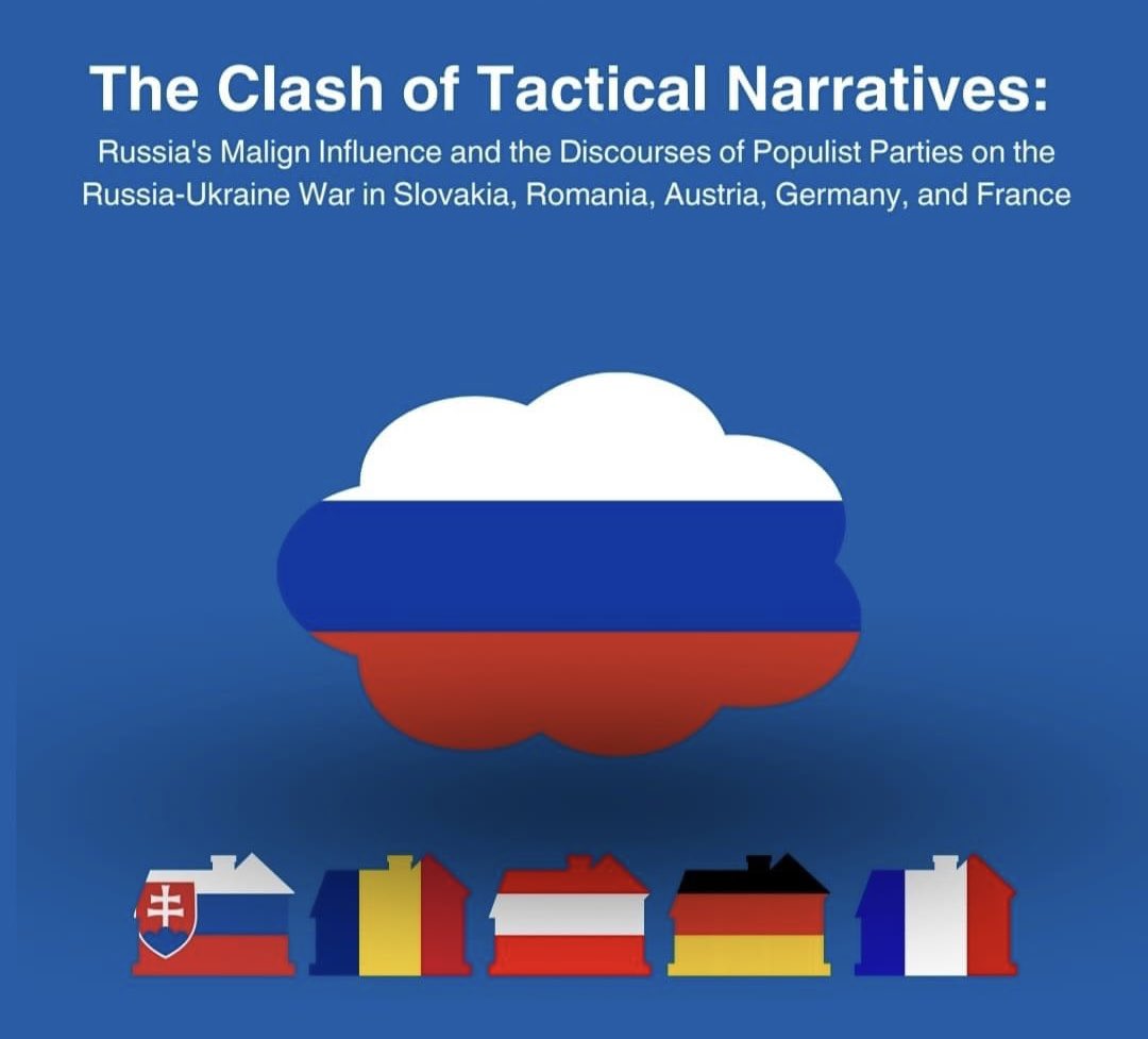 Rǎzvan Ceuca: The Clash of Tactical Narratives: Russia's Malign Influence and the Discourses of Populist Parties on the Russia-Ukraine War in Slovakia, Romania, Austria, Germany, and France: newstrategycenter.ro/wp-content/upl…