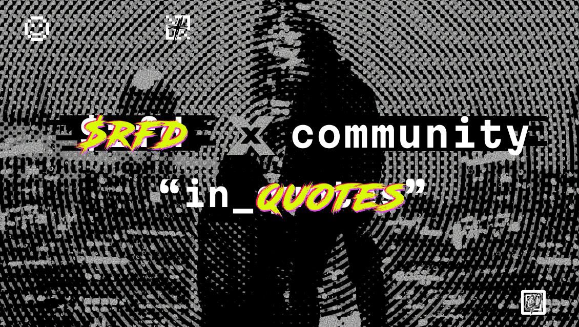 ReFundCoinETH's tweet photo. [#RFD Community Quotes]

“We need to restart our mindset in the right way, and start a life of change and revolution for the whole world! The priority is that the first change should happen in the inner world. Always learn new things, practice them with patience...Being a Blurr means accepting the fire 🔥” - @Gudakesha108 

Learn, Buy, and Share -> https://t.co/QTDVvNQFs6 

The #ReFund will NOT be televised…

#RFD #REFUND #ReFundArmy #Crypto #CryptoCurrency #Ethereum $RFD