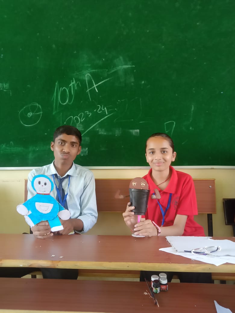 jnv_arvalli's tweet image. #kalautsav  
#toymaking
