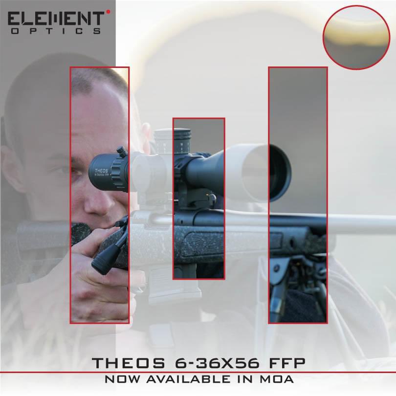 SportsmanSGC's tweet image. Element Optics Theos 6-36x56 FFP - now comes in APR-2D MOA

Shop here: sportsmanguncentre.co.uk/search/element…

#elementoptics #element #theos #elementtheos