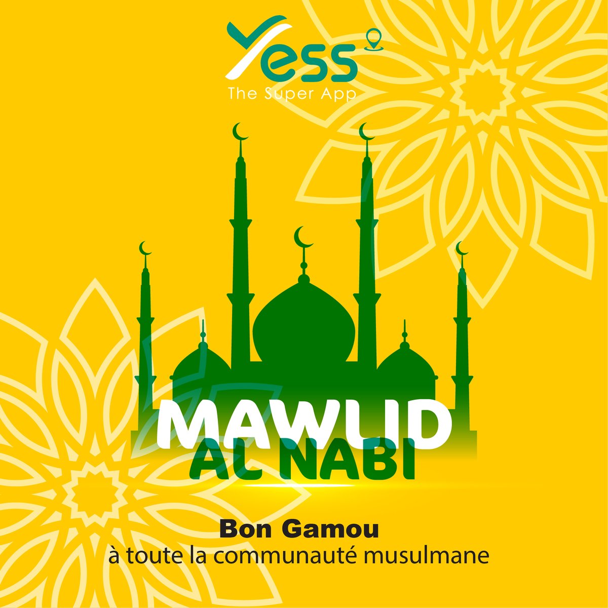 yess_app's tweet photo. YESS APP souhaite un excellent Mawlid à toute la communauté musulmane.
Télécharger vite l’application
https://t.co/PX933Z6pUF
#YessApp #Senegal #Kebetu #Tokkleppdidokh #Servicedigital #Services #Boutiques #Livraisons #Restaurants #mawlidalnabi https://t.co/smjZZUqddx