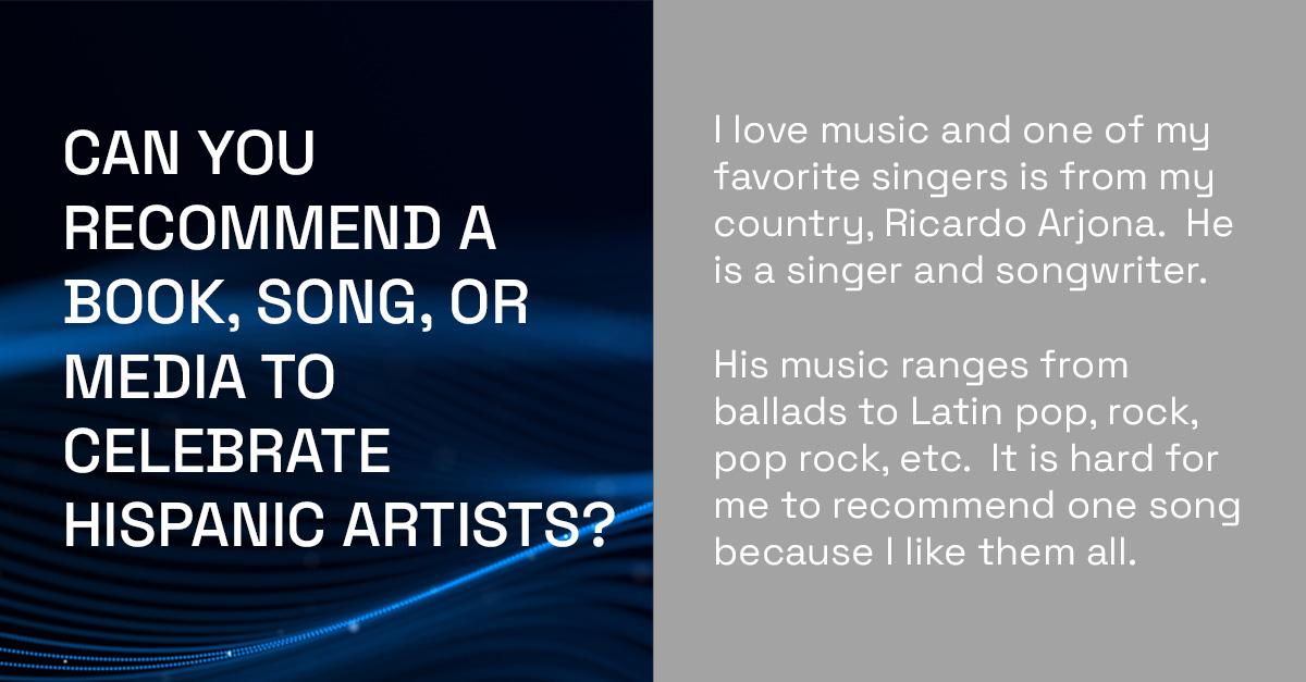 mativglobal's tweet photo. 🌟 Employee Spotlight 🌟

Getting to Know Nancy LaBash. 🇬🇹

This month we sat down with International Customer Service Analyst Nancy LaBash to discuss why Hispanic Heritage Month is important to her.

#HispanicHeritageMonth #MativProud https://t.co/cjsPoJnleg