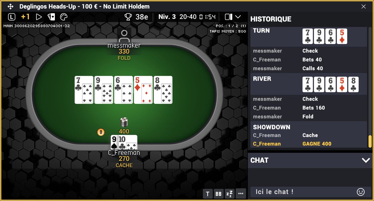 That's what I'm talking about. #poker #holdem #headsup