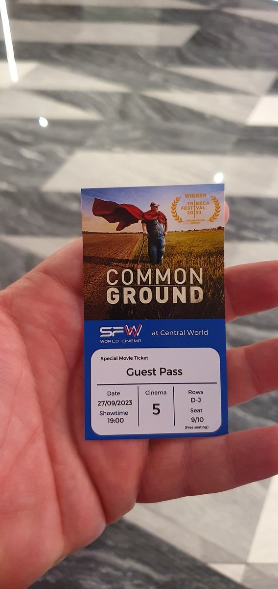 BitBenderBrink's tweet photo. Our little secret screening of @commongrounddoc in Bangkok was a huge success! Amazing to see so many motivated and inspired students! https://t.co/cOuFxuVBJ9