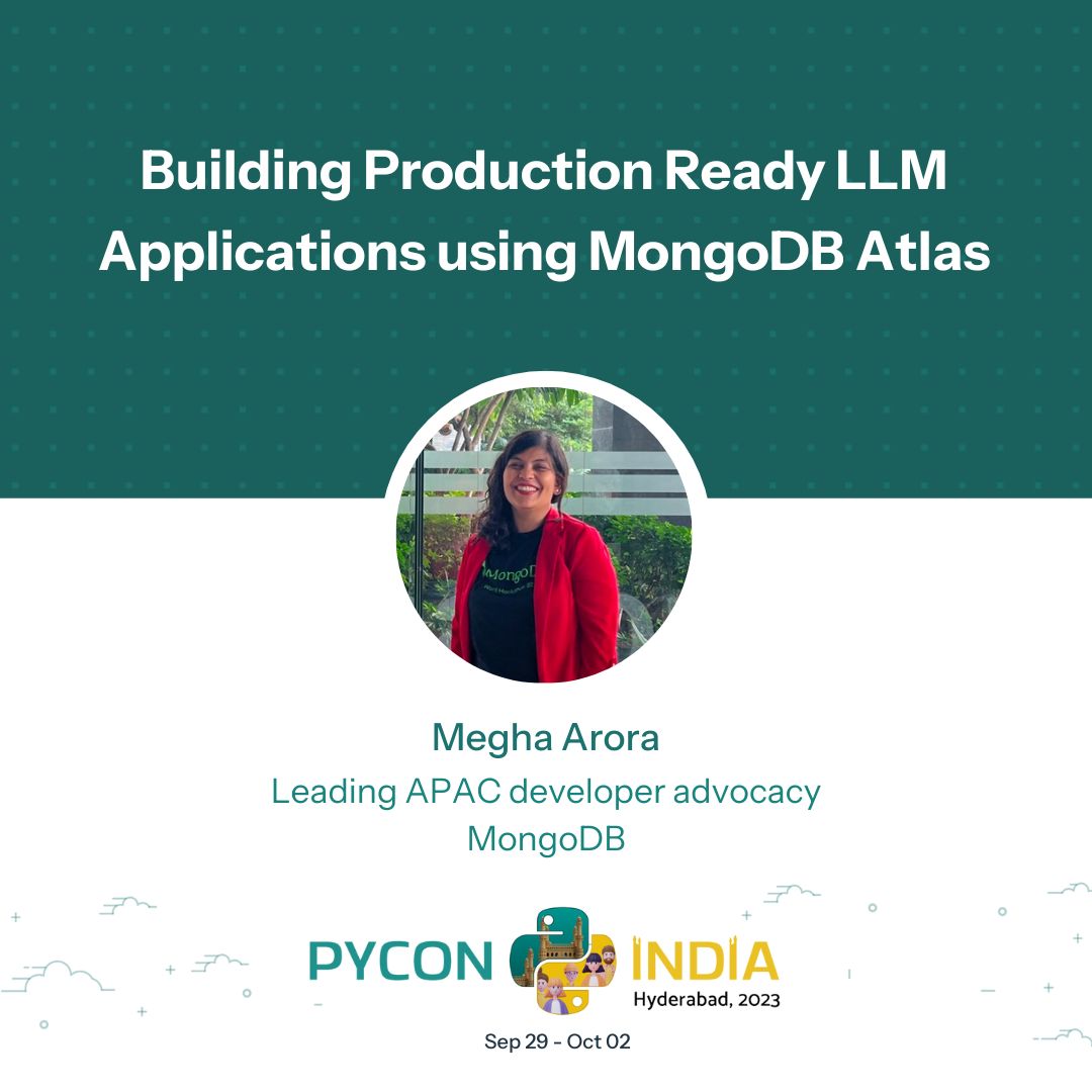 pyconindia's tweet image. 🎉Exciting News! We are pleased to announce Megha Arora as speaker at #PyConIndia2023 on Oct 1.
Read more at:
Megha - tinyurl.com/speaker-megha
#PyConIndia #Pythonconference #Techevent #Hyderabad