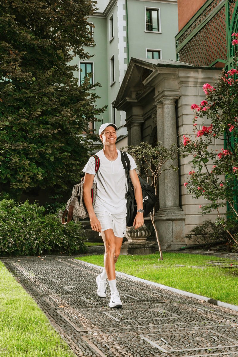 janniksin's tweet image. Shooting for @intesasanpaolo at the beautiful @gallerieditalia museum in Milan. Stay tuned 🎾