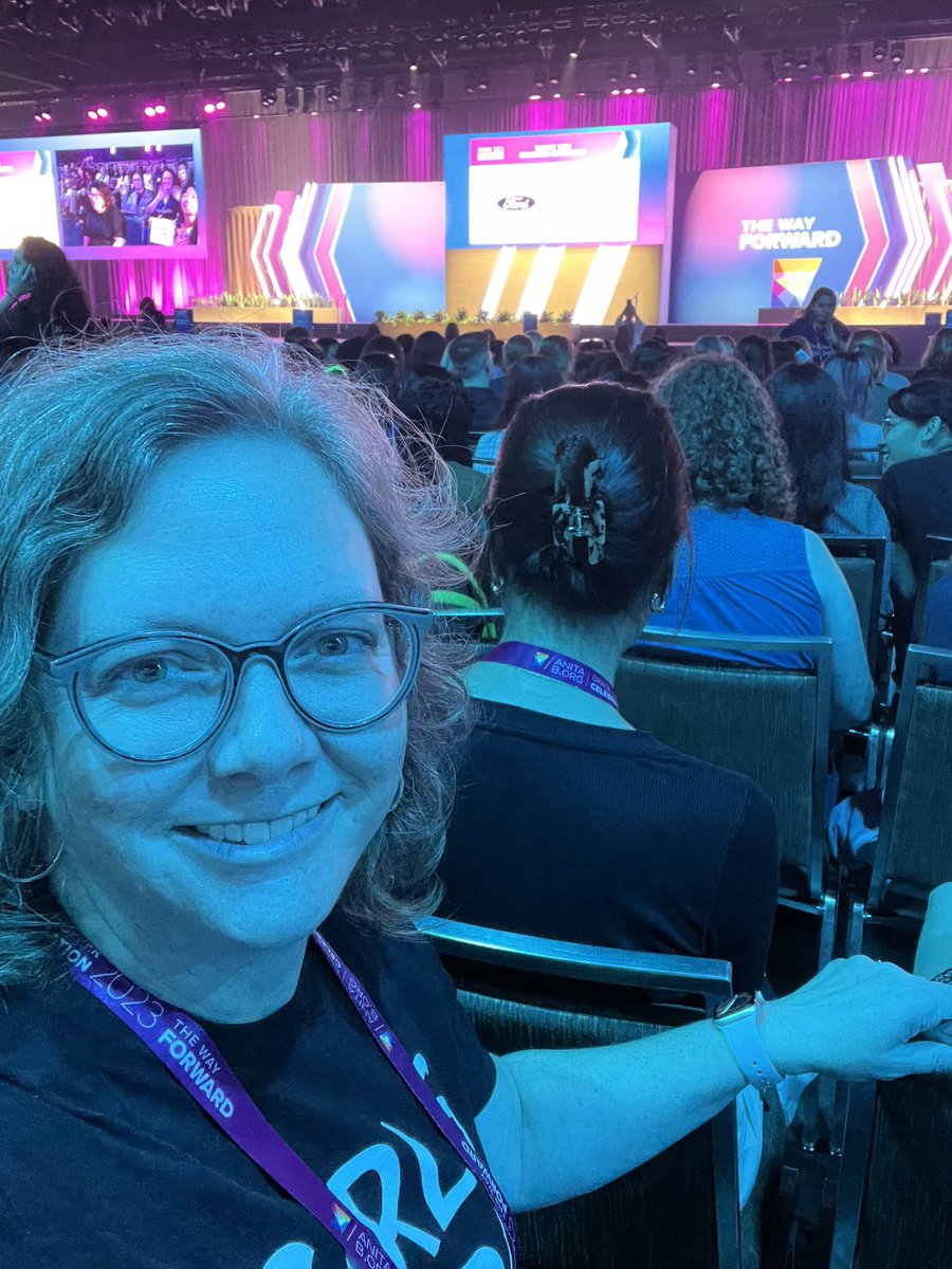 Awaiting the start of #GHC23 plenary session