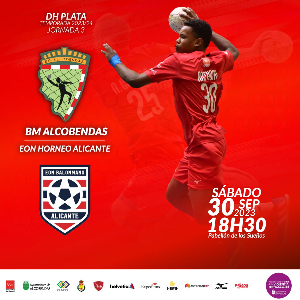 #DHPlataMasc 
🤾Este sábado jugamos en casa

🎟️Entradas disponibles 👇
flowte.me/storefront/bma…

💳¡ABÓNATE!
balonmanoalcobendas.es/abono-23-24/

#BalonmanoAlcobendas #ConectaTuPasión