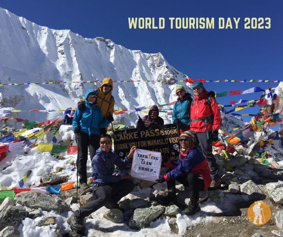 trekteamgroup's tweet photo. Travel, to explore, to know, to learn!

We wish you a Happy World Tourism Day from the heart of Nepal, where mountains meet tranquility. 🇳🇵 Let's keep exploring and preserving the beauty of our world. 

#WorldTourismDay #Nepal #Travel #TrekkingTeamGroup #WorldTourismDay2023 https://t.co/qwvVxUiNvC