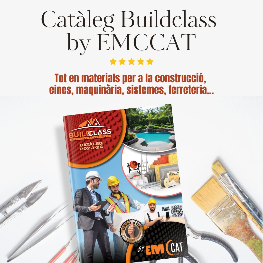 EmccatGrup's tweet photo. 🏅Tria la #qualitat i totes les #garanties que et proporcionem a través d’una gran gamma de #materials per a la #construcció, #eines, #solucions i #sistemes #constructius👷‍♀️
👉https://t.co/PXJd3TFTxF https://t.co/DuvAbUN4Gj