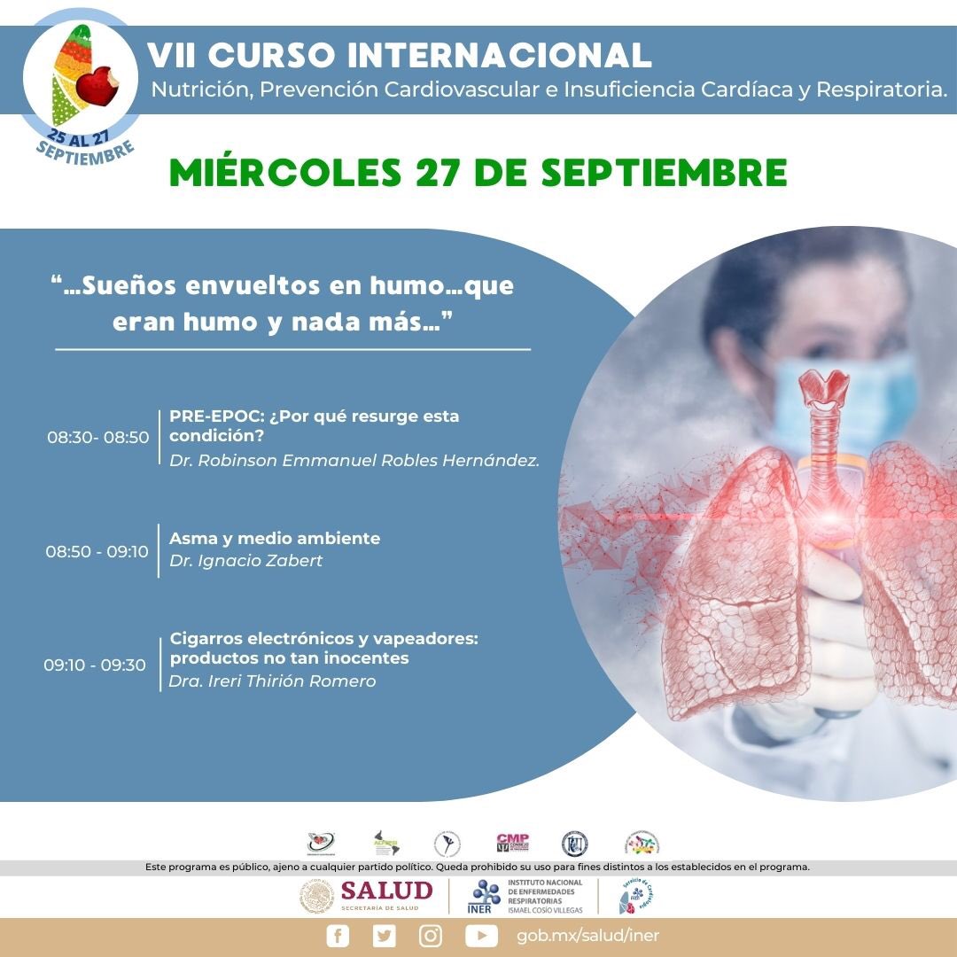 clic_cardioiner's tweet photo. Bienvenidos a nuestro tercer y último día de ponencias del VII Curso Internacional de Nutrición, Prevención Cardiovascular e Insuficiencia Cardiaca y Respiratoria. 🫀🫁

🖥️Transmisión en vivo: https://t.co/NMwHChcu7C

#cliciner #cardioiner #nutricion #prevencioncardiovascular https://t.co/ndD9F3RK5W