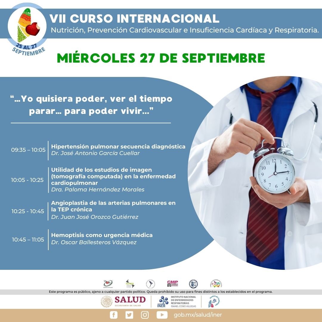 clic_cardioiner's tweet photo. Bienvenidos a nuestro tercer y último día de ponencias del VII Curso Internacional de Nutrición, Prevención Cardiovascular e Insuficiencia Cardiaca y Respiratoria. 🫀🫁

🖥️Transmisión en vivo: https://t.co/NMwHChcu7C

#cliciner #cardioiner #nutricion #prevencioncardiovascular https://t.co/ndD9F3RK5W
