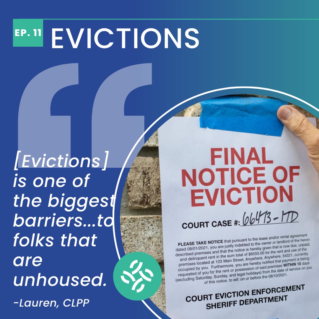Episode 11: Evictions has dropped! 💔 Evictions impact lives deeply. 🏡 Housing stability is a community effort. Learn how support services can prevent evictions. #HousingMatters #EvictionPrevention