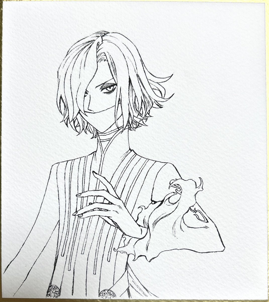 今日のレムキャス君
1時間前から描き出したので線画までしかいきませんでした😉色塗り後日する
サムライレムナント発売おめでとうございます! 