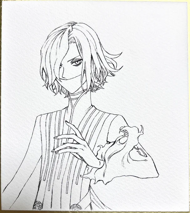 今日のレムキャス君
1時間前から描き出したので線画までしかいきませんでした😉色塗り後日する
サムライレムナント発売おめでとうございます! 