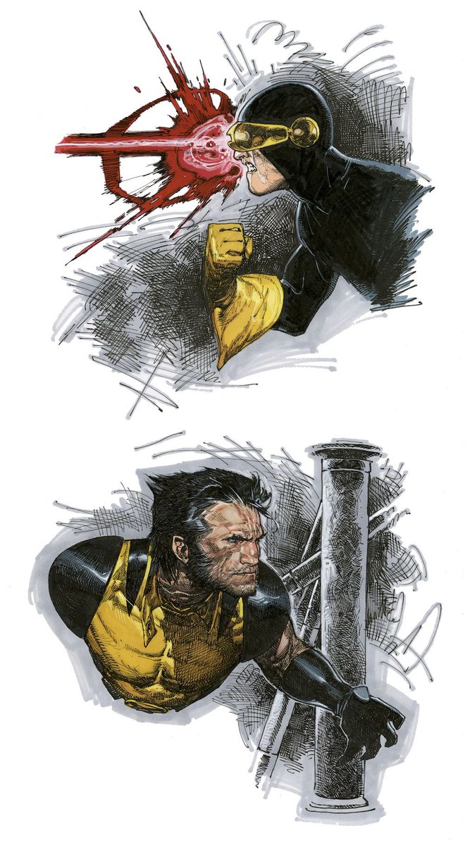 HeroicHaven's tweet photo. Marvel Sketches | By Travis Charest https://t.co/oHB0TTOxYS