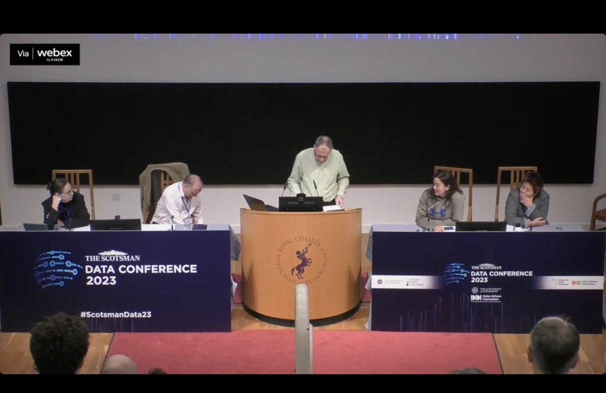 UoE_EFI's tweet photo. Critical and thoughtful discussion featuring our own @ShannonVallor from @CentreTMFutures at the @DataCapitalEd Scotsman Data Conference today. Safety of AI systems now are a present and immediate challenge for us all, not just for the future! #ScotsmanData23 #DataConf23 https://t.co/u9WTNDhc56
