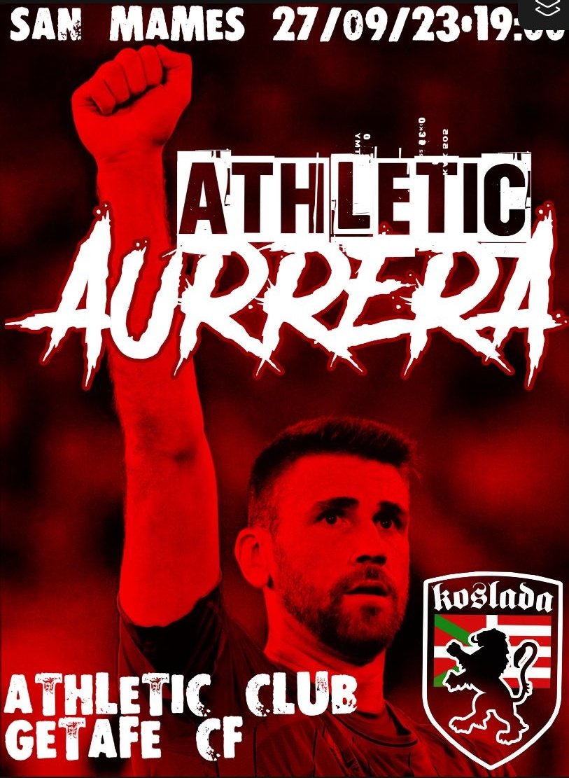 Athletickoslada's tweet photo. 🇦🇹🇦🇹ATHLETIC AURRERA!!🇦🇹🇦🇹
🇦🇹🇦🇹  San Mamés!!🇦🇹🇦🇹
🇦🇹🇦🇹 @athleticclub 🇦🇹🇦🇹
Vs @getafecf 
Aúpa Athletic!!
#fucklaliga #horarios #fucktv #nuestrofutbolvuestronegocio
#afición #aupaathletic
#KOSLADAHINTXAK https://t.co/09J8XleE0M