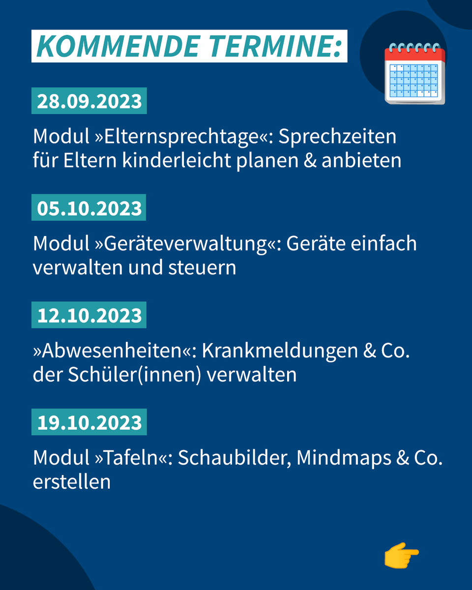IServGmbH's tweet photo. Lust auf kostenlose Online-#Fortbildungen zur #IServ Schulplattform? 💻🎓 IServ-Insight bis 14. Dez jeden Donnerstag ab 16:30 Uhr: Tipps &amp; Tricks für den #Schulalltag – ob #Admin, #Schulleitung, #Lehrkraft &amp; #Schulträger. Jetzt Platz sichern: https://t.co/2e730KZSRc #twlz https://t.co/gARRXsA3Bz