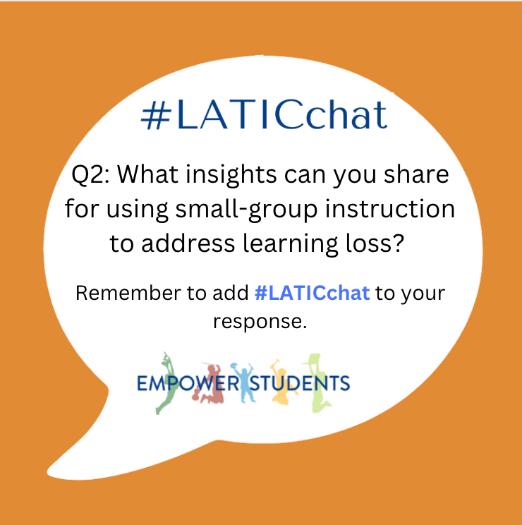 IDECorp's tweet photo. Next up is Q2! #LATICchat #educhat #twitterchat #academicrecovery https://t.co/ZLxpocn63s