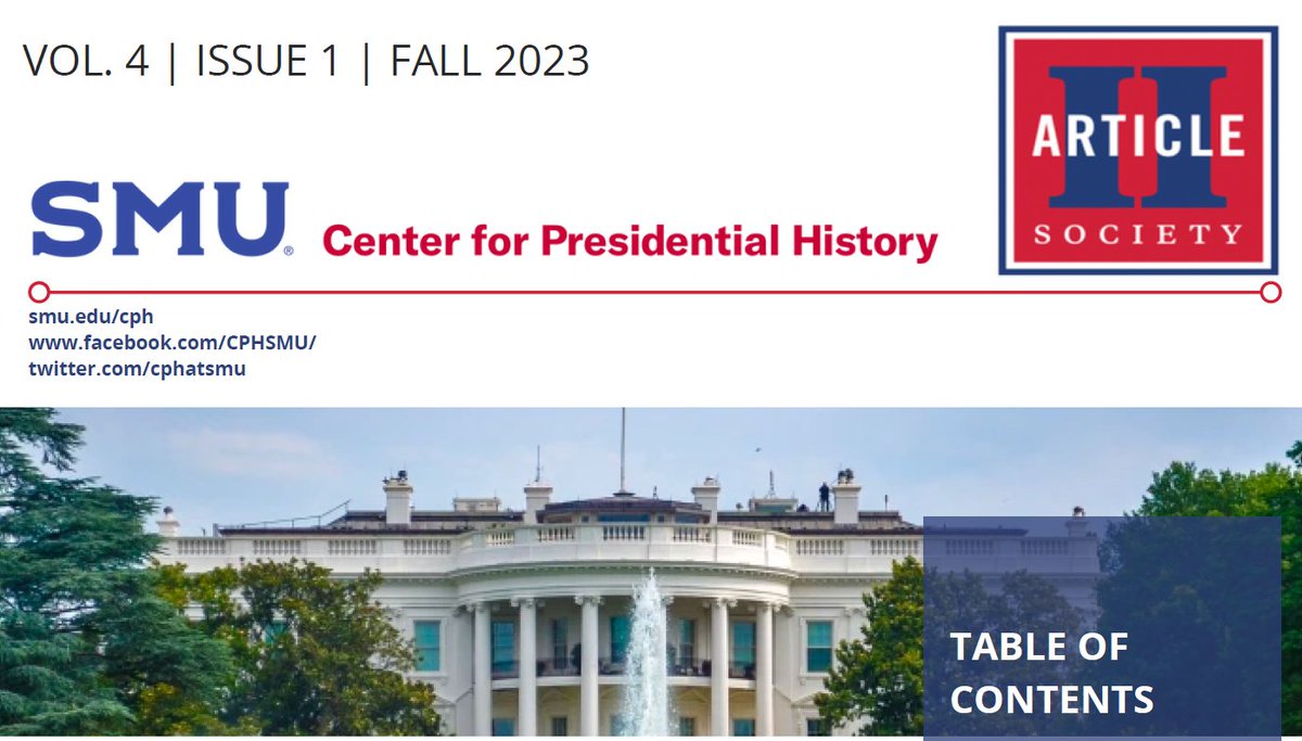 Check out our Fall 2023 newsletter! Highlights of what's happening at CPH <a href="/SMU/">SMU</a> - postdoctoral fellows, public engagement, upcoming events, oral history, history tours, student interns, news from former fellows, and more! smu.box.com/s/lo27ogfw4y74…
