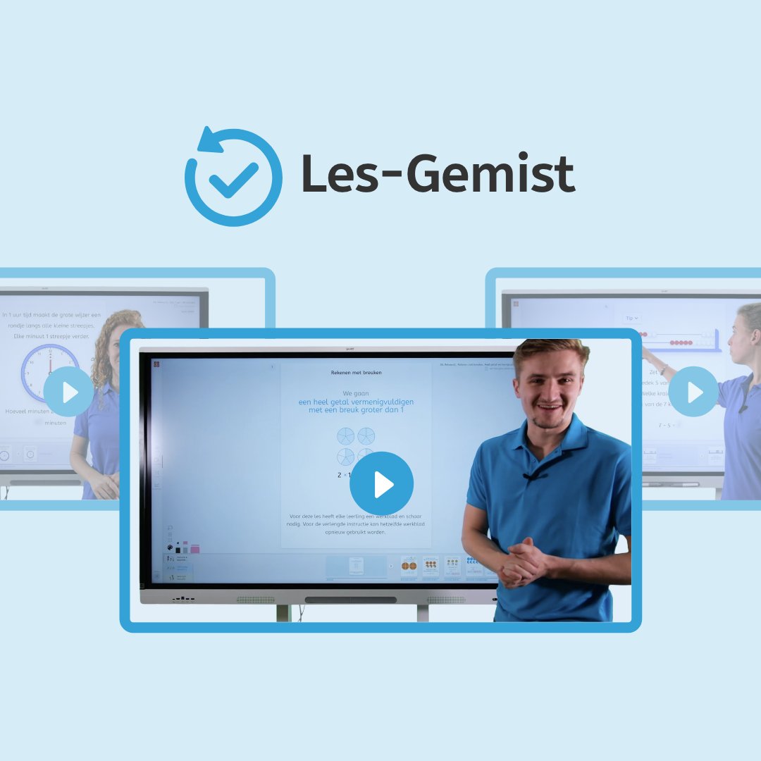 Heb je de Les-Gemist video's al gespot in Snappet? 🎥 Bij elke les vind je een instructievideo, zodat je leerlingen zelfstandig gemiste lessen kunnen inhalen.

Werk je niet met Snappet? Geen probleem! Ook jij kunt deze oplossing kosteloos gebruiken. 🙌 snappet.nl/oplossingen/he…