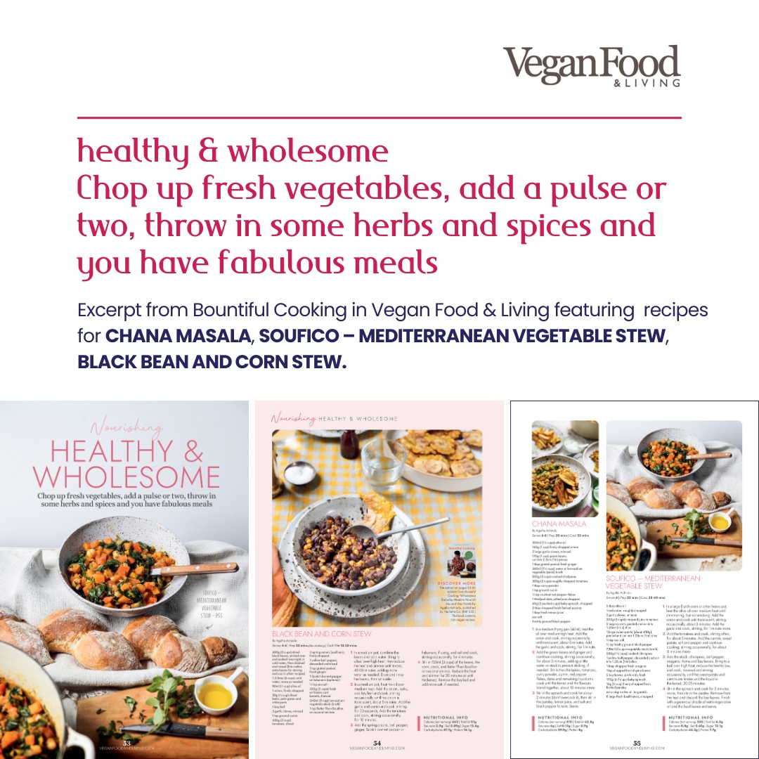A heartfelt shoutout to @veganfoodandliving for their incredible review of my cookbook, Bountiful Cooking!

Check out agathaachindu.com to order your copy of Bountiful Cooking! 

With gratitude!

#lifeunprocessed #bookreviews #booklaunch #cookbook #bountifulcooking