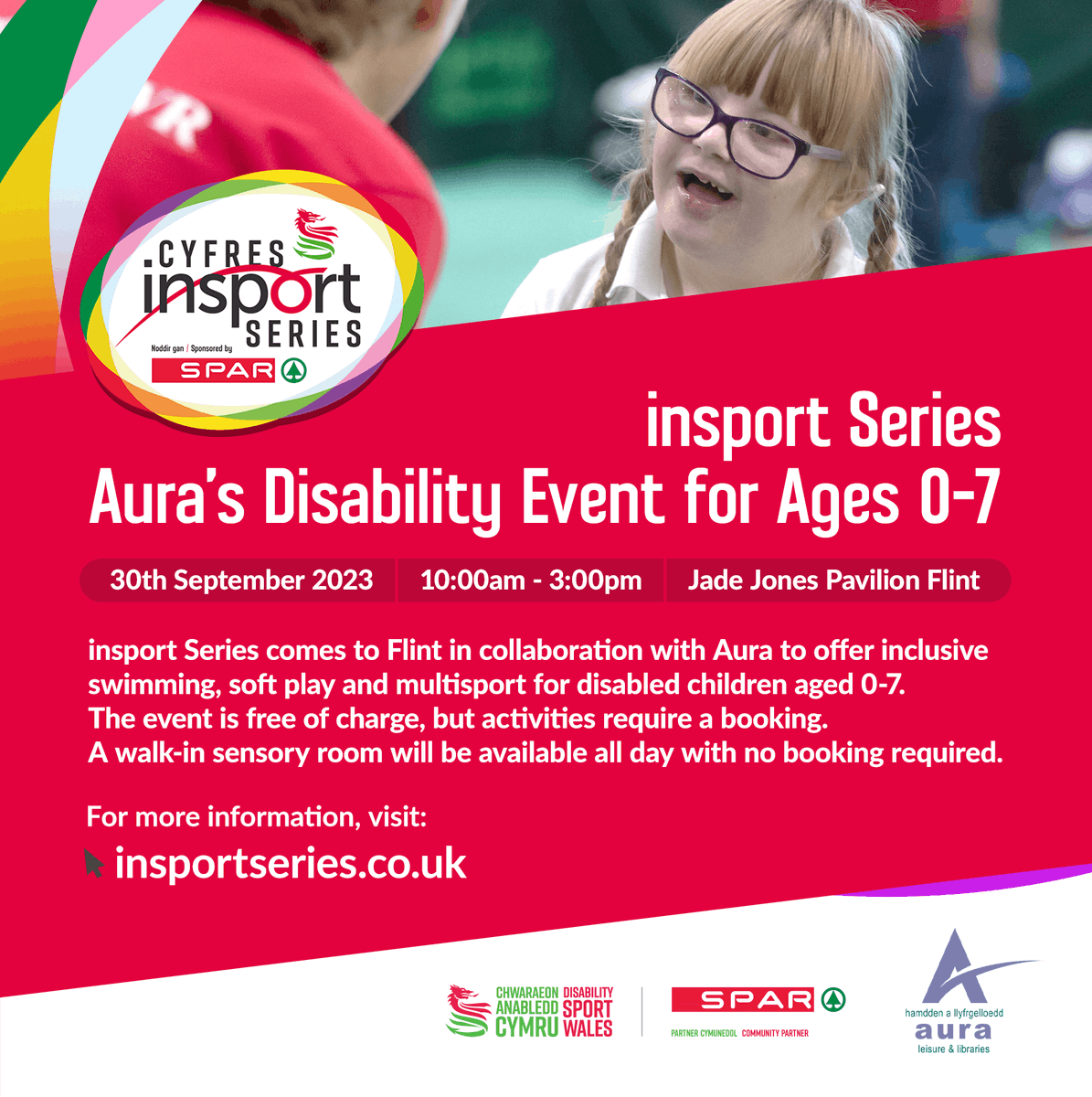 📣 insport Series: September 2023

Join us this month as we host a number of insport Series events throughout Wales!

Head over to the insport Series website to register for an event near you. We advise all attending to register before the event:

🔗 ow.ly/FRft50PKzgV