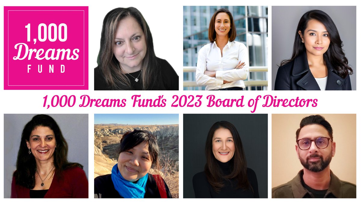 1000DreamsFund's tweet image. Today, we are so excited to unveil the members of our 2023 Board of Directors! Our Board is an important group that supports the work we do through their talent, perspective, and drive to bring our organization to new heights!

Meet our new members here: 1000dreamsfund.org/meet-the-new-m…
