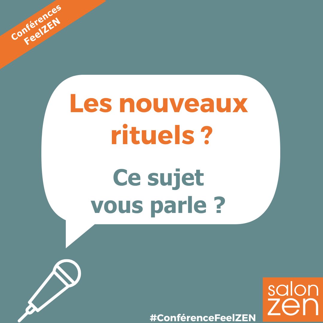 SalonZenParis's tweet photo. Inventer des rituels contemporains pour vivre dans un monde incertain ? Ça vous parle ?

Découvrez, le dimanche 1er octobre à 12h, la conférence de @ThierryJanssen_ dans le programme FeelZEN du salon ZEN.

Inscrivez-vous vite sur 👉 https://t.co/AD4nb5aQoy https://t.co/wbyFdzXTLd
