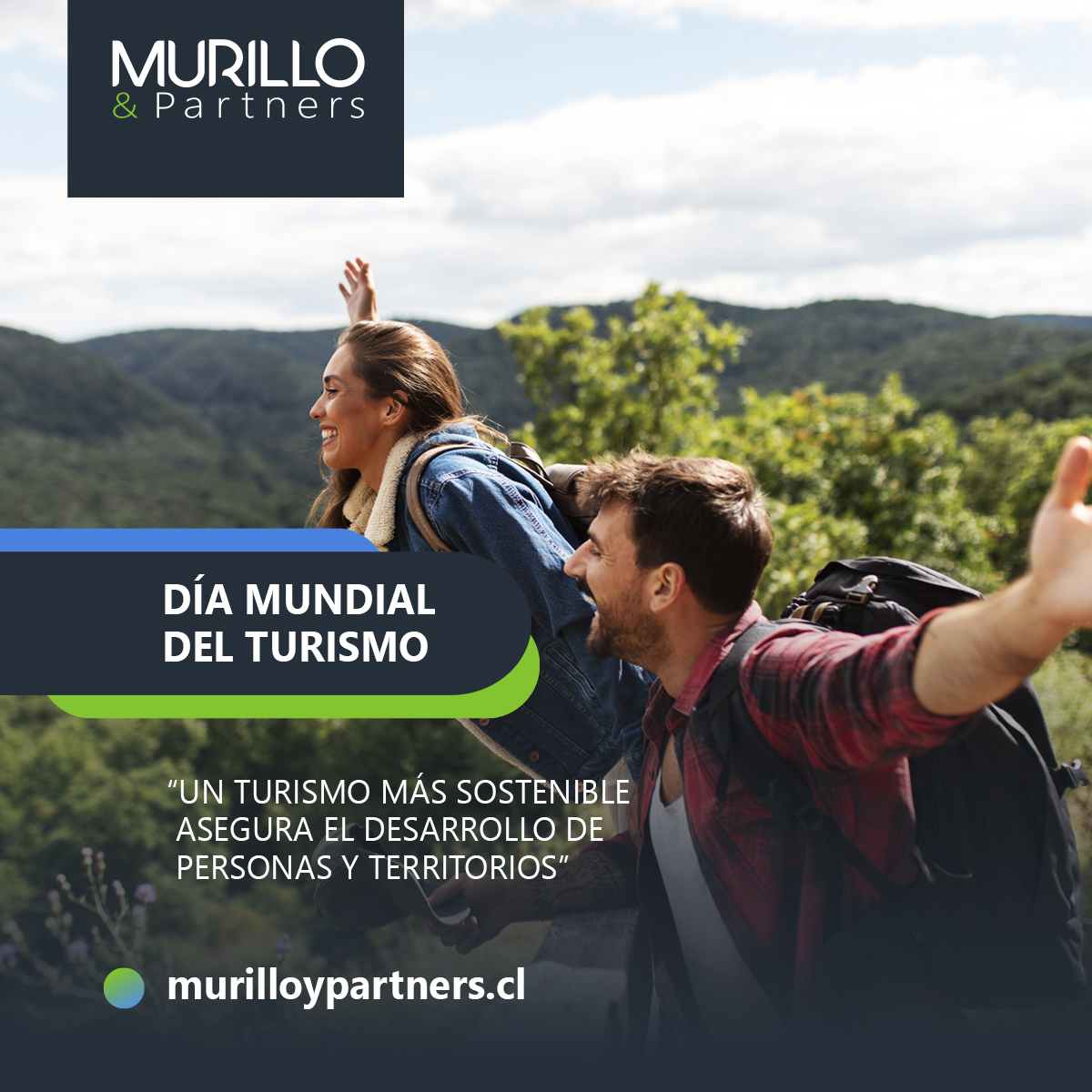 MurilloPartners's tweet photo. 🌍Un afectuoso saludo a toda la industria turística en este Día Mundial del Turismo.

¡Feliz Día Mundial del Turismo!🎉

#SomosTurismoSostenible 🌿 https://t.co/hVluCsAOPt