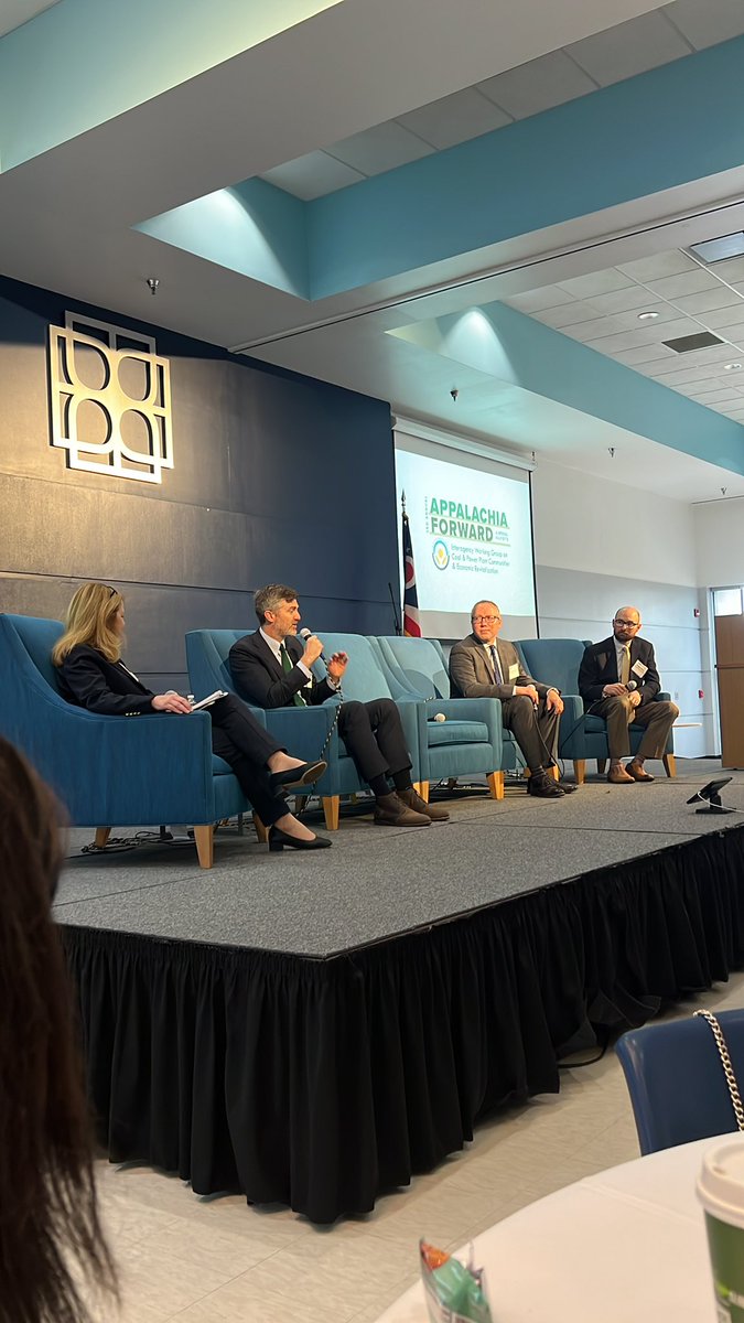 MistyCasto's tweet photo. Federal Agency Panel at the #Appalachiaforward event! @usdaRD @EPA @US_EDA @VoinovichSchool https://t.co/FDjKvrPNra