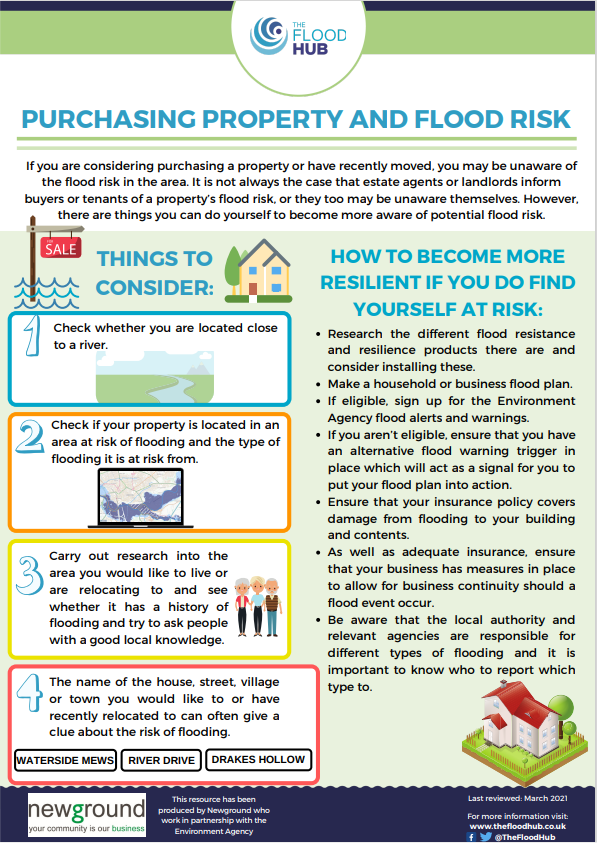 When moving home 🏠 it's essential to be aware of potential #floodrisk 🌊

Our resource outlines some things to consider when purchasing a property and ways to become more #floodresilient!

Take a look here➡️ bit.ly/2vp1cX2
