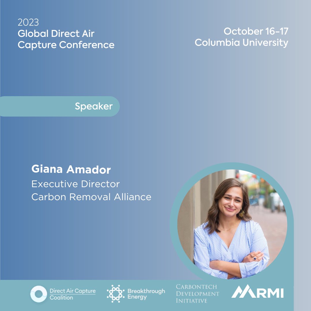 Giana Amador (@gianaamador) on Twitter photo I’ll be speaking at the Global DAC Conference on Oct. 16 & 17 at Columbia University (which happens to be next to my favorite pizza place in all of NYC!!)
Come for top-notch convos (and post-conference eats 🍕) 👉 daccoalition.org/conference <a href="/DACCoalition/">DAC Coalition</a> <a href="/RockyMtnInst/">RMI</a> <a href="/Breakthrough/">Breakthrough Energy</a> I’ll be speaking at the Global DAC Conference on Oct. 16 & 17 at Columbia University (which happens to be next to my favorite pizza place in all of NYC!!)
Come for top-notch convos (and post-conference eats 🍕) 👉 daccoalition.org/conference <a href="/DACCoalition/">DAC Coalition</a> <a href="/RockyMtnInst/">RMI</a> <a href="/Breakthrough/">Breakthrough Energy</a>