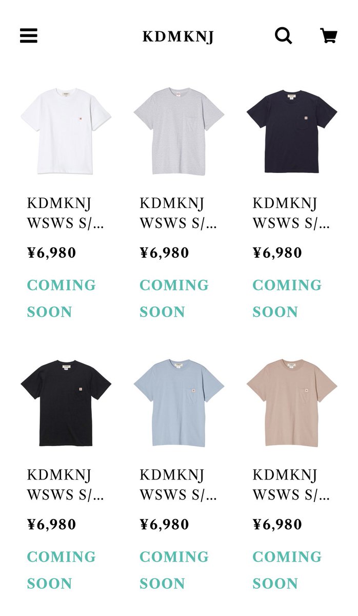 kdmknj_official's tweet photo. COMING SOON
KDMKNJ WSWS Series S/S Pocket Tee
販売開始:9/28 12:00〜
https://t.co/af6TIdV4iO
#KDMKNJ
#KDM
#KNJ
#WSWS
#secondlogo
#shortsleeve
#pockettee
#pocket
#tee
#wakiyun
#wakiyunsomethingwithsomebody
#sharesomethingwithsomebody
#お裾分け https://t.co/LkFGpXpcQN