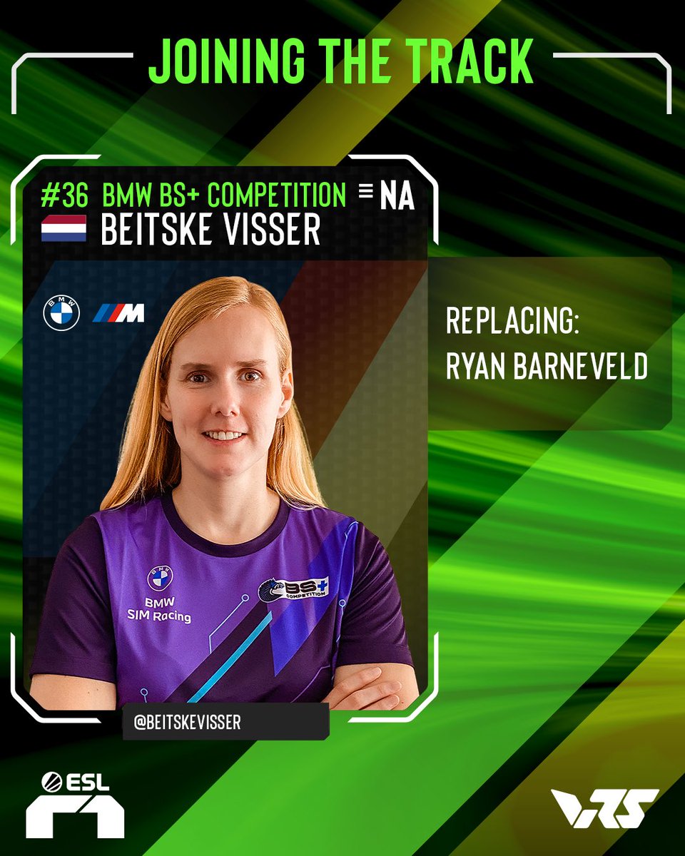 🚨NEW DRIVERS ON THE TRACK🚨 For Round 4 we will have some fresh faces joining us around Nürburgring 👀 From @BScompetition it will be @beitskevisser 👏