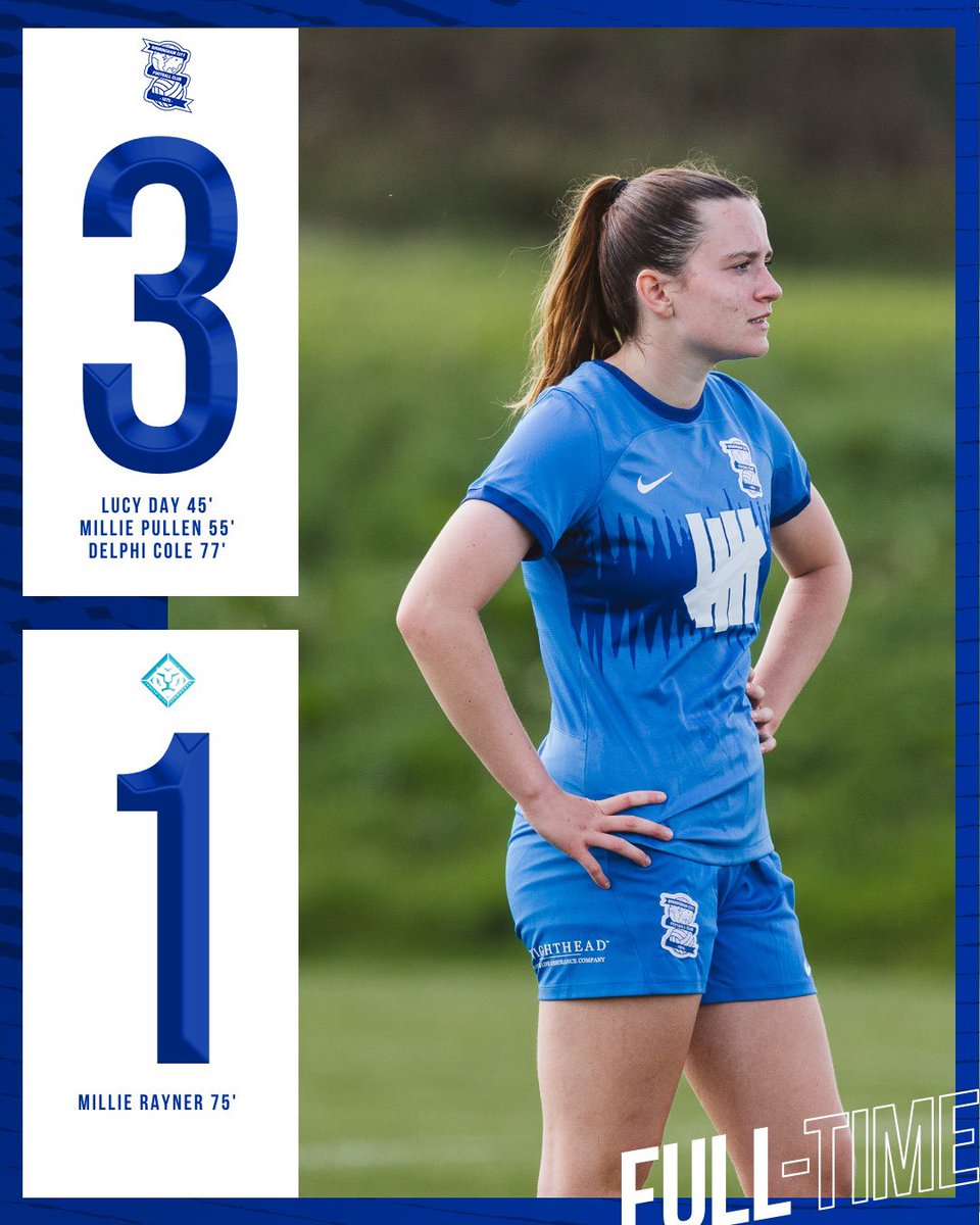 <a href="/BCFCWomenDev/">Birmingham City ETC & Professional Game Academy</a> Three points secured! 🤩
