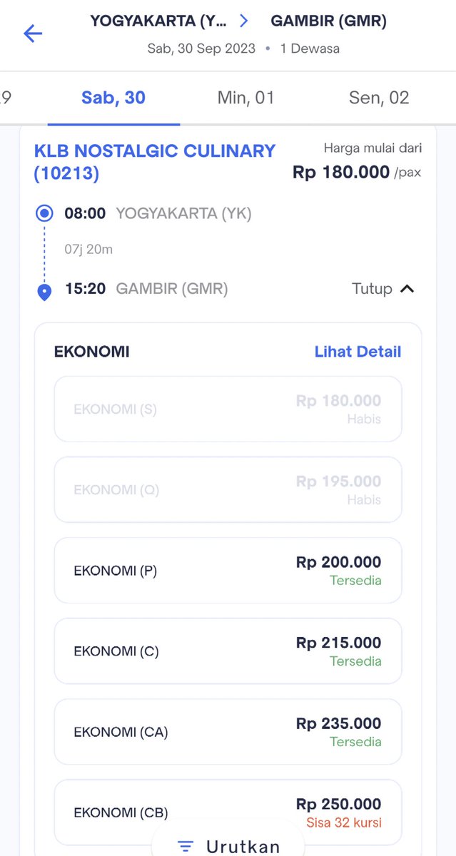 sahabat_kereta's tweet photo. KAI mengoperasikan kereta KLB Nostalgic Culinary rute Gambir - Yogya kelas ekonomi seat 2-2 tanggal 29 Sept 2023 &amp; Yogya - Gambir 30 Sept 2023 mengajak penumpang merasakan sensasi kuliner &amp; camilan era dulu yang dijajakan oleh asongan hanya membayar Rp. 7.800

Tertarik mencoba? https://t.co/t5lCdCAqEe