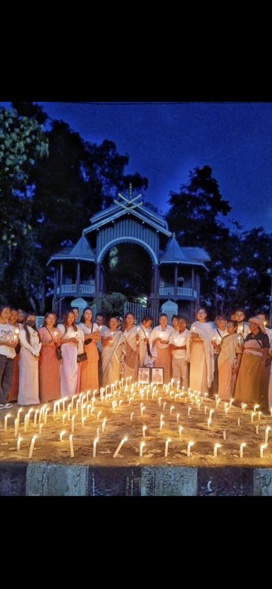 VeriDrift's tweet photo. We stand together 
#Justice4LinthoiNHemanjit 

We have come together for a Candle Light Vigil across 14 cities, to seek justice for Lingthoinganbi and Hemanjit who were murdered by #Kukimillitants mercilessly. 
#GenevaWithManipur https://t.co/axOt1kAzb1